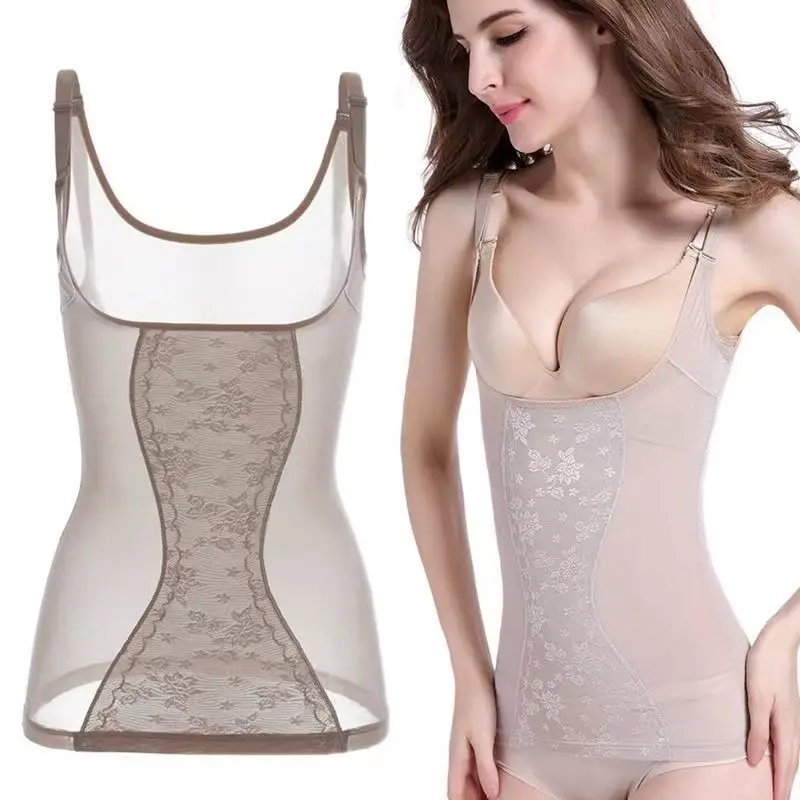 

Postpartum Waist Trainer Belly Band Breathable Slim Camisole Body Shaper Adjustable Tummy Control Underwear Women Seamless Top