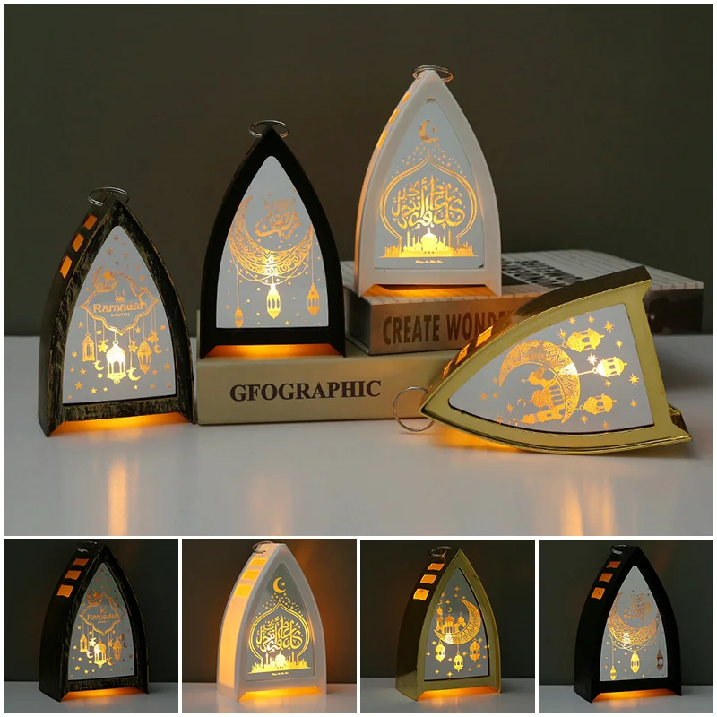 Ramadan Decoration Lamp Eid Candles LED Lights Ramadan Ornament Islamic Gifts Lamp 2025 Islamic Decor Office Desk Accessorie