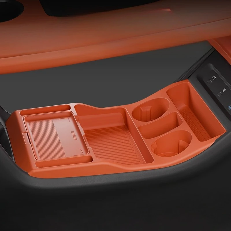 

Нижний ящик для хранения центральной консоли, силиконовый водонепроницаемый органайзер для управления, лоток для Changan NEVO Q07 2025, аксессуары