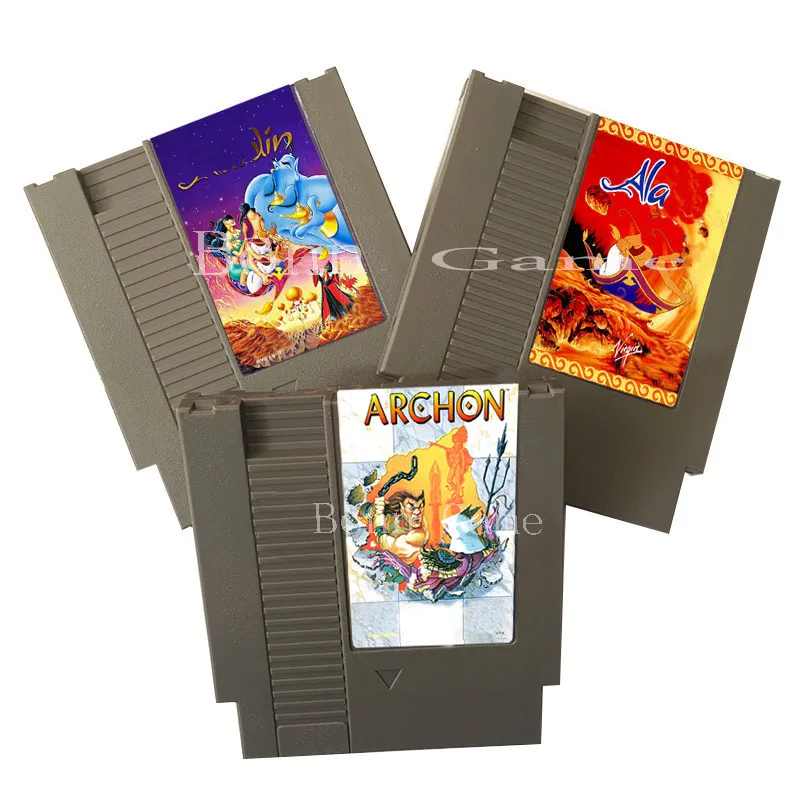 Alad/Archon de qualité supérieure, cartouche de jeu 72 broches pour console vidéo 8 bits
