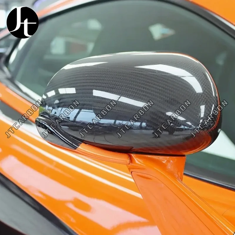 Dry Carbon Fiber Rearview Mirror Cover Cap Mirror Housing Rearview Caps For McLaren 540C 570S GT 600LT 650S 720S 750S 765LT view 2