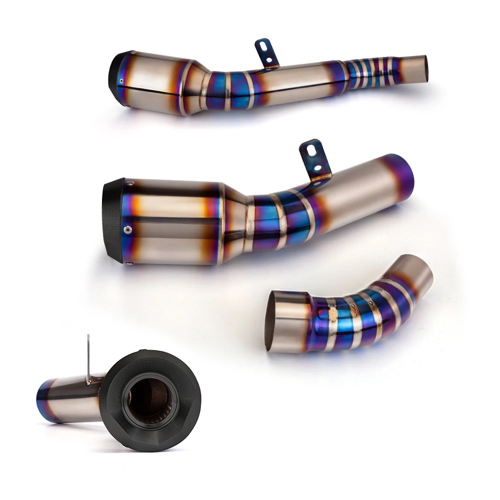 High Quality Motorcycle Exhaust Slip-on ZX10R exhaust muffler for motorcycle performance, original location ZX10R
