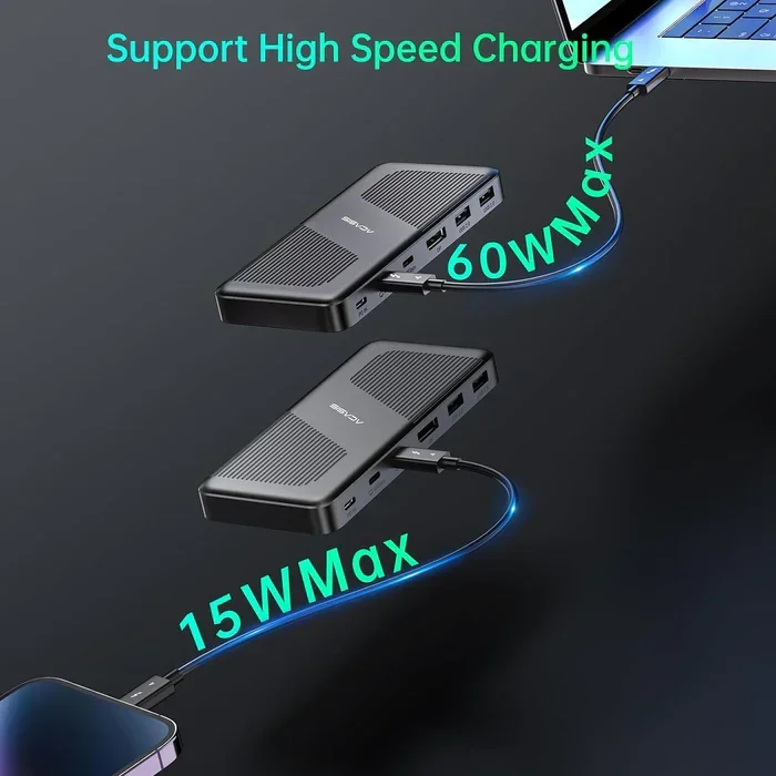 محطة إرساء ACASIS 11 في 1 Thunderbolt 4 تدعم شاشة 8K 60 هرتز متوافقة مع محطة إرساء M1 M2 Macs/Windows/Linux #5