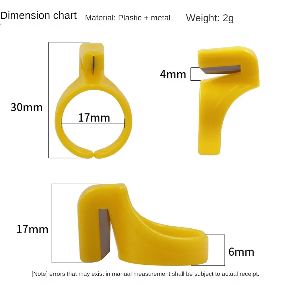 Plastic Thimble and Thread Cutter, DIY Sewing Accessory