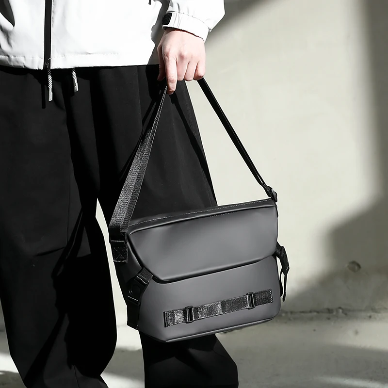 Sac messager unisexe imperméable, sac à bandoulière grande capacité avec sangle réglable, sac à bandoulière décontracté pour le travail et les voyages