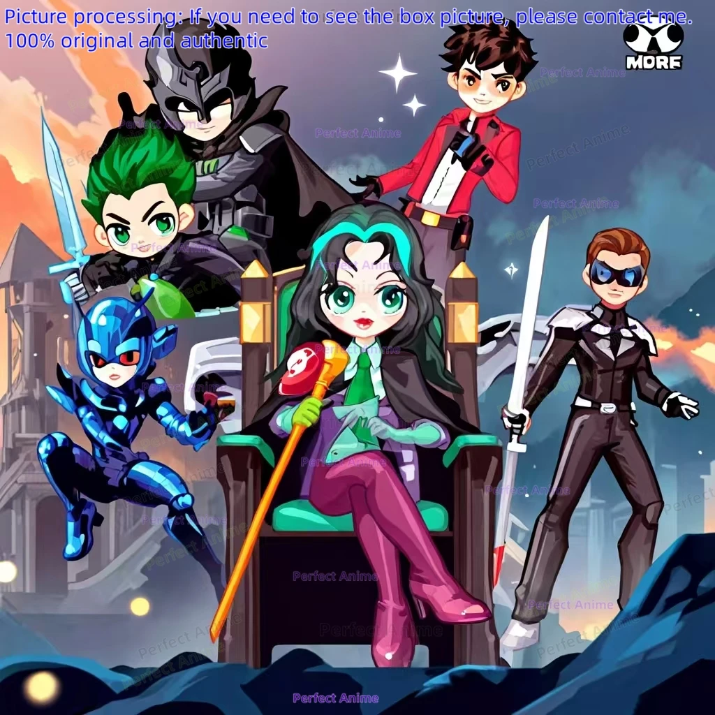 

Оригинальная фигурка M F DC Keaton Batman Harley Joker Nightwing Blue Beetle Poison Ivy Catwoman Superman, статуя на складе