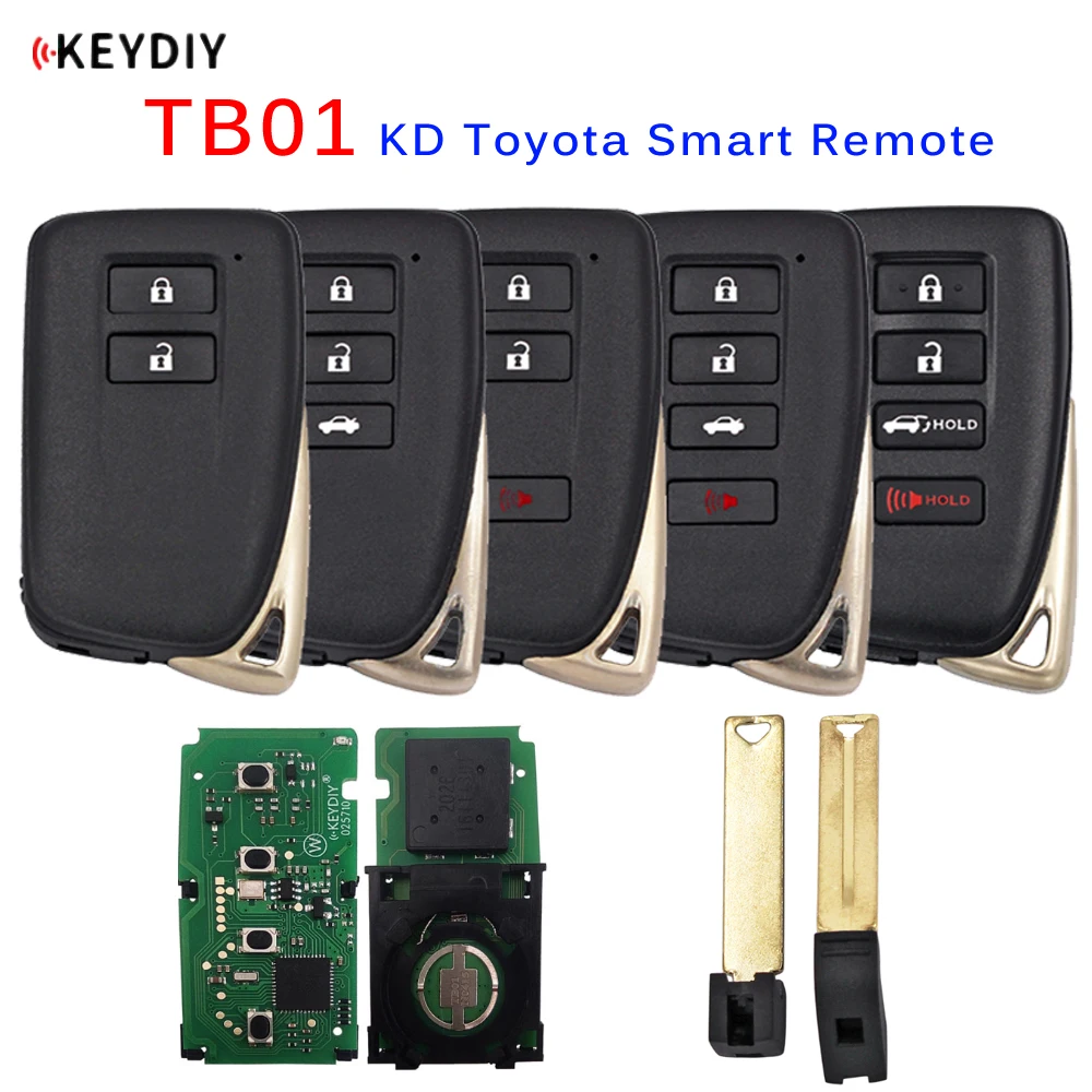 

KEYDIY TB01 KD Smart Key Universal Remote Control with 8A Transponder & Case for Lexus E260 E200 E300 E250 FCCID:0020