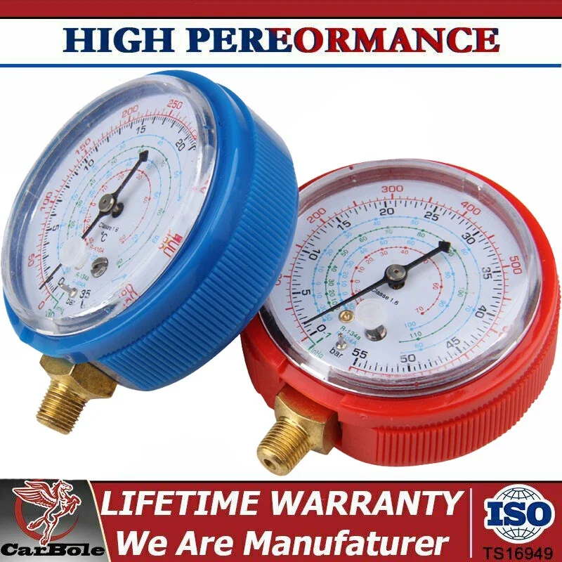

HVAC A/C Air Refrigeration High & Low Pressure Gauge Set