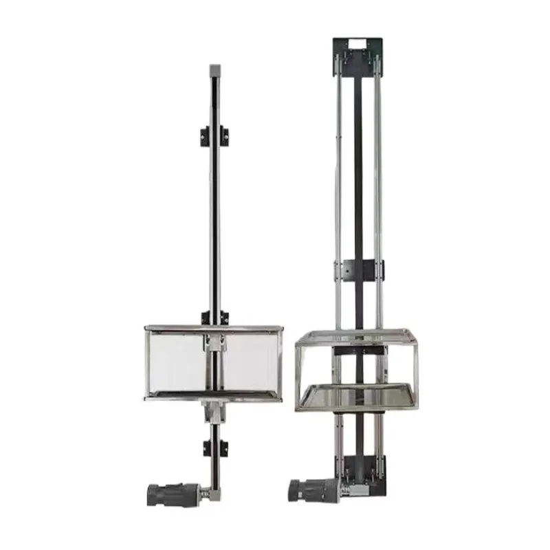 

Restaurant Simple Food Elevator Dumbwaiter Single Double Rail Smart Voice Small Tray Lifting Serving Lift