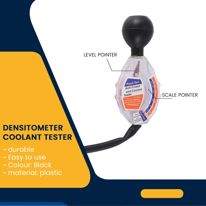 Car Anti-Freeze and Coolant Tester Densitometer Tester New Arrivals in Stock