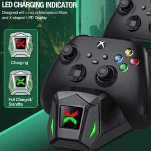 Double Quick Charger for Xbox One X/S/Elite Xbox Series X/S Wireless Controller 2x2550MAH Rechargeable Battery for Xbox One 8 Main Sales Battery Control Xbox - №1