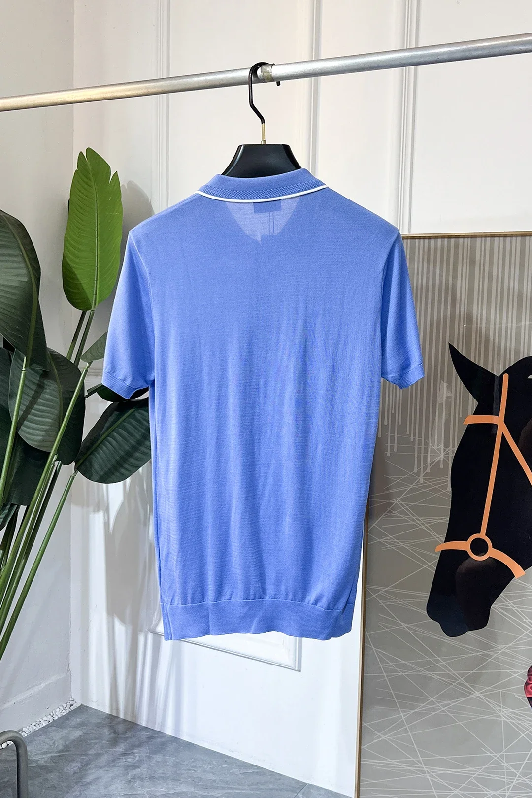 BLLIYOSS T-Shirt NEW Men Silk Cotton High quality ventilate Casual half Sleeve Solid color versatile Old Money size M-4XL