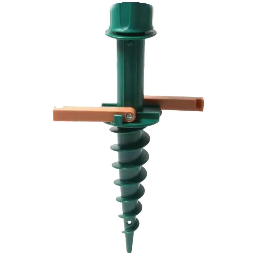 Outdoor Umbrella Floor Socket with Rotating Adjustment for Optimal Shade and Stability in Various Environments