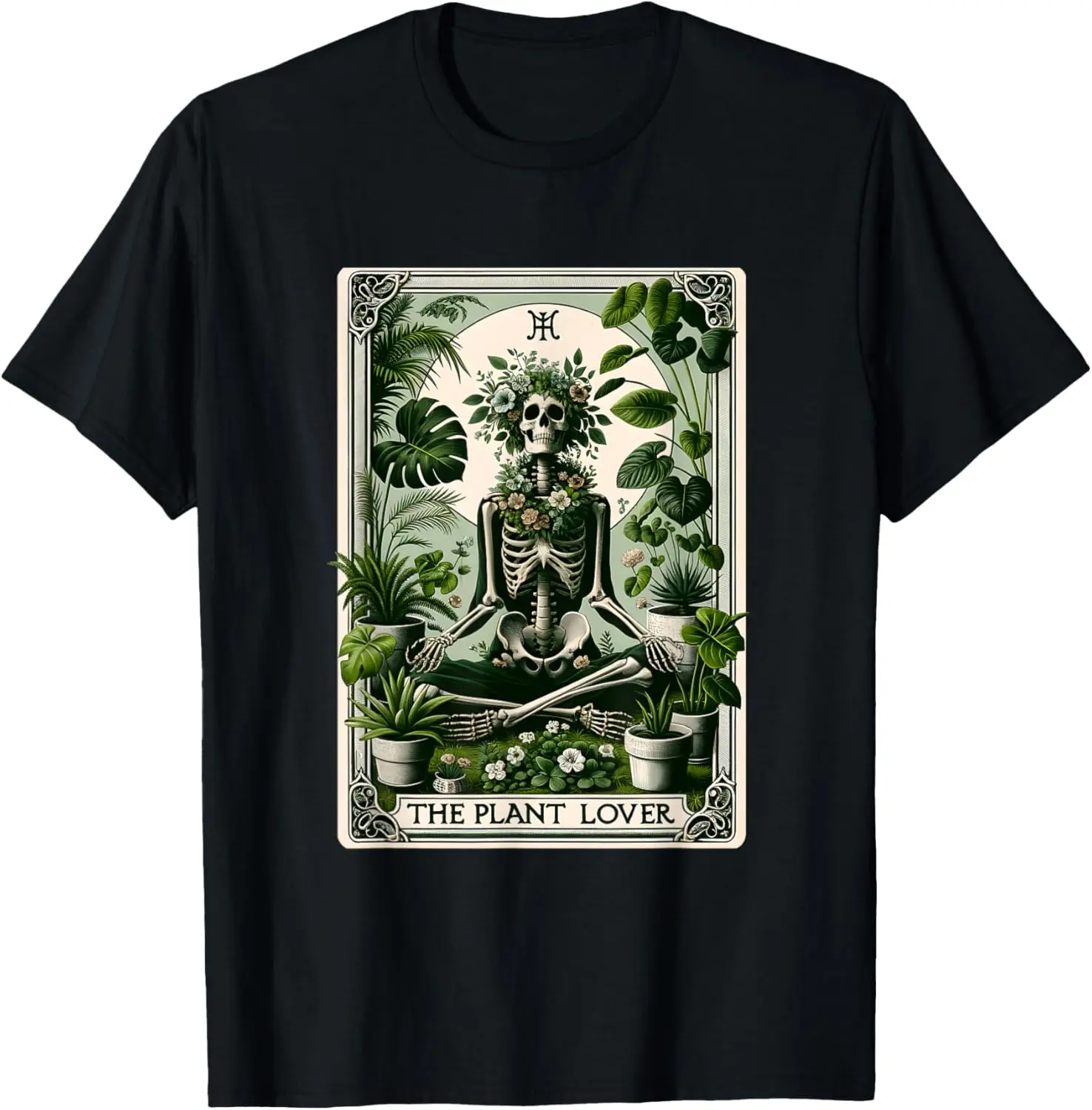 The Plant Lover Gothic Greenery Botanical Enthusiast T-Shirt