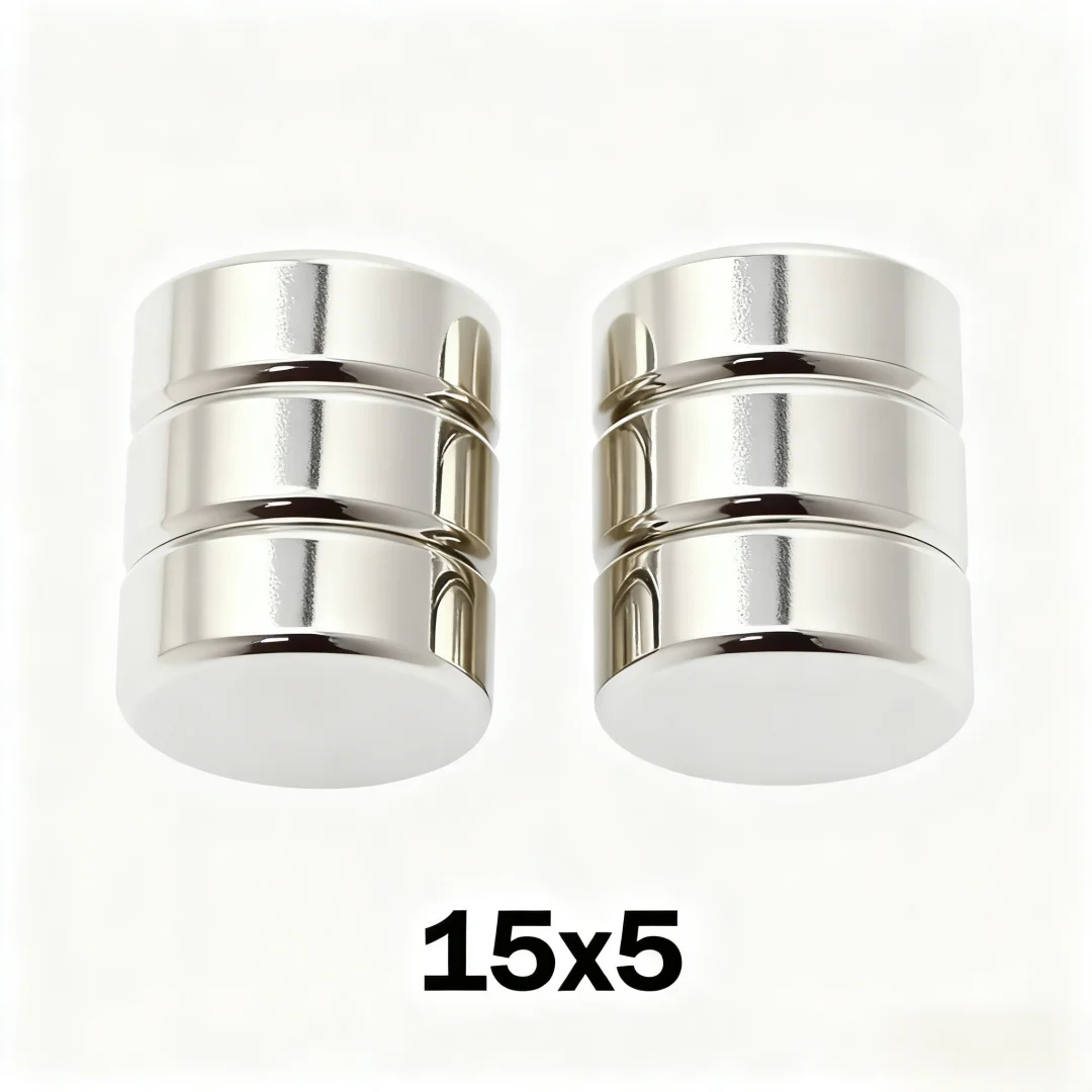15x5mm Super Strong Magnet N35 Round Magnetic NdFeB Neodymium Magnet Powerful Disc imanes Refrigerator Magnets