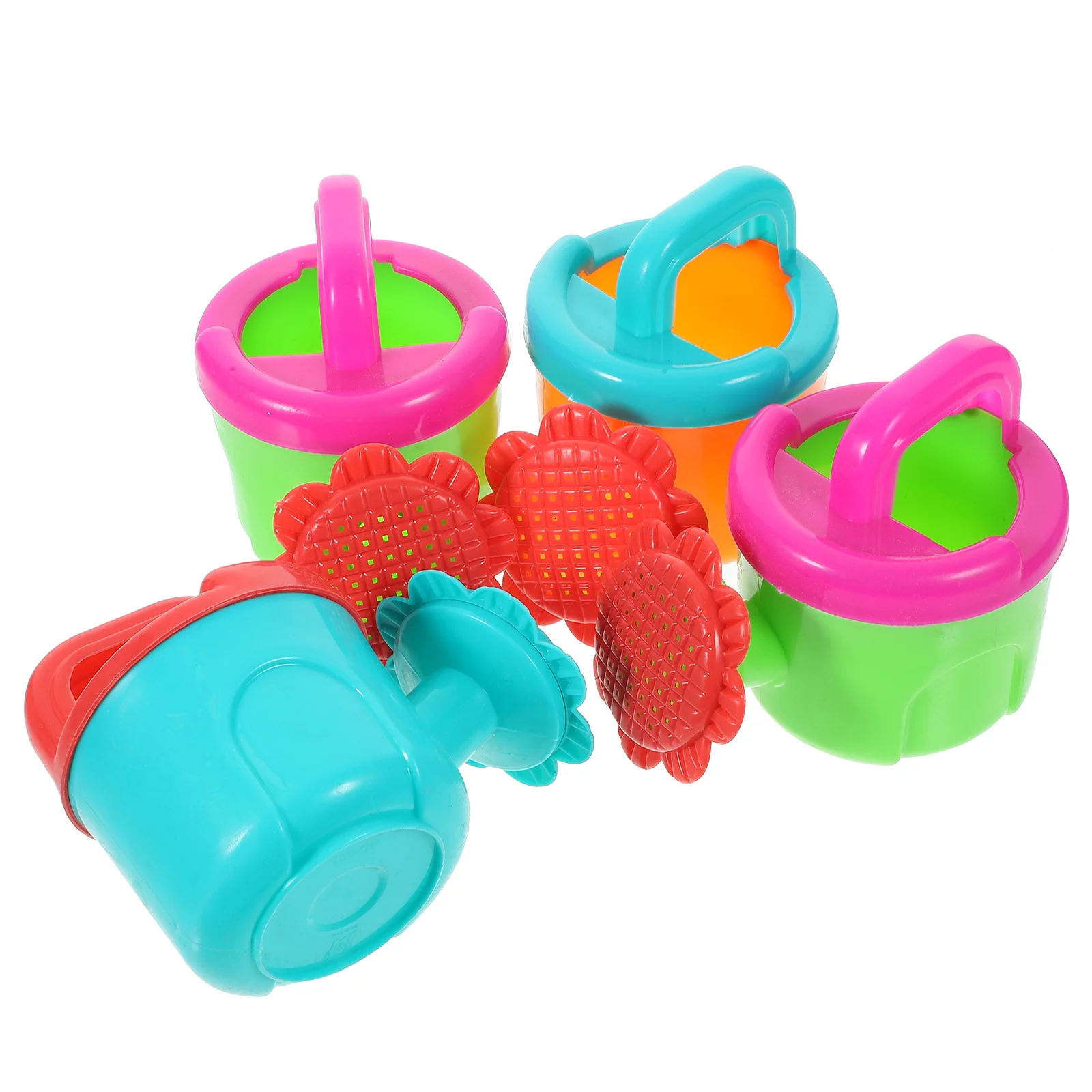 

4 Pcs Beach Baby Watering Can Child Kids Toy Sprinkler Plant Sprayer Pp Summer Bathing Toys Plastic Cans