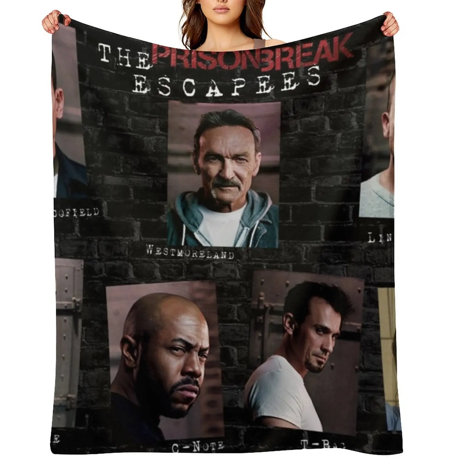 

Prison Break Throw Blanket Decoratives blankets and throws Retros sofa bed Blankets