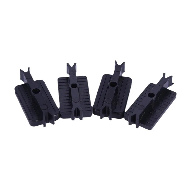 

400Pcs Black Plastic Hidden Deck Clip T Fastener WPC Outdoor Flooring