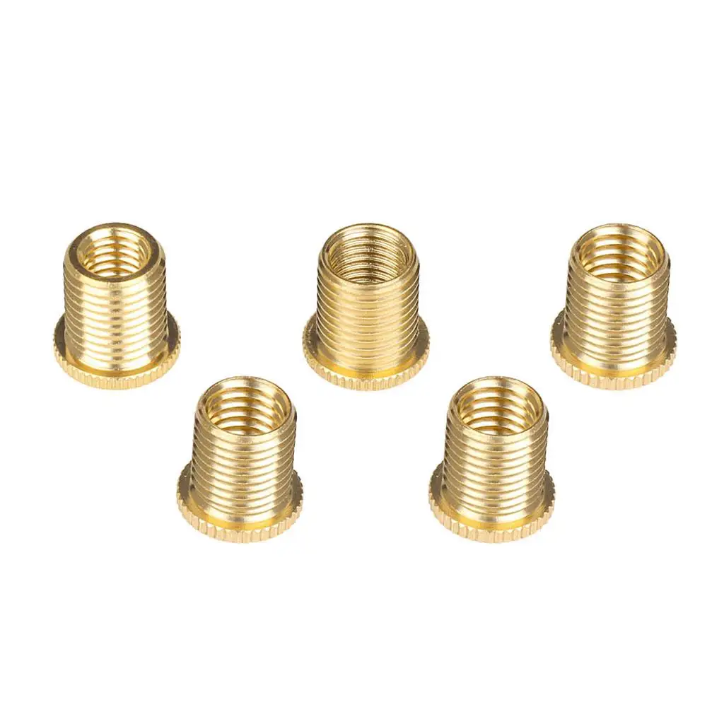 Set of 5 Auto Replacement Gear Knob Head Thread Nuts Insert Set 1.25