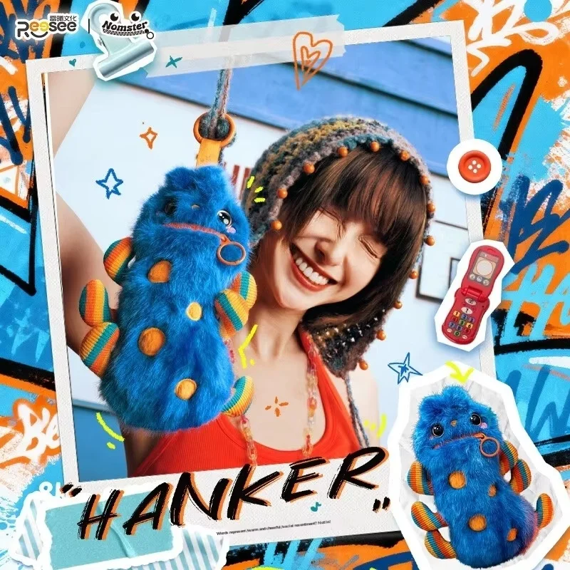 

Официальный Nomster Nom Bad Mood Talking, плюшевый брелок, слепая коробка, милая кавайная коллекционная игрушка, фигурка, сумка, очаровательный декор, Рождественский подарок