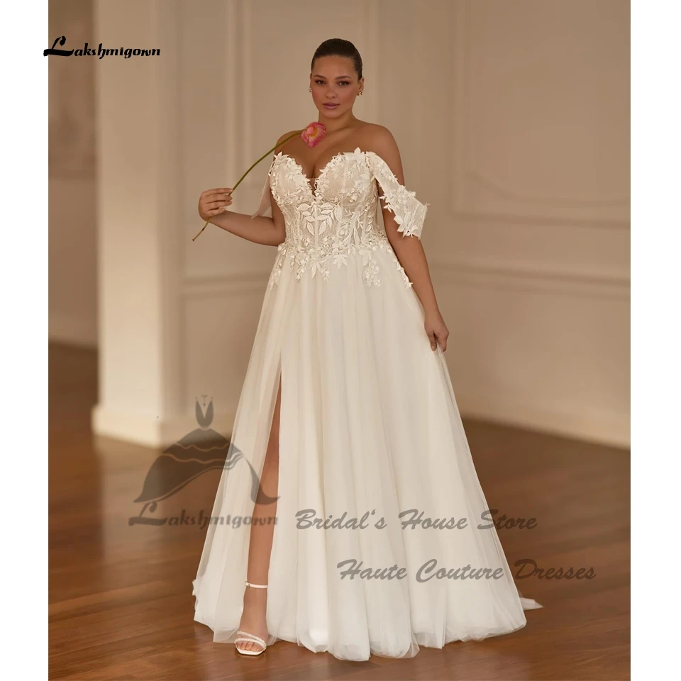 Lakshmigown Maxi Strand-Hochzeitskleid mit abnehmbaren Ärmeln 2026 Vestidos Vintage Spitze Boho Brautkleider Sweetheart Maßanfertigung – Detail 5