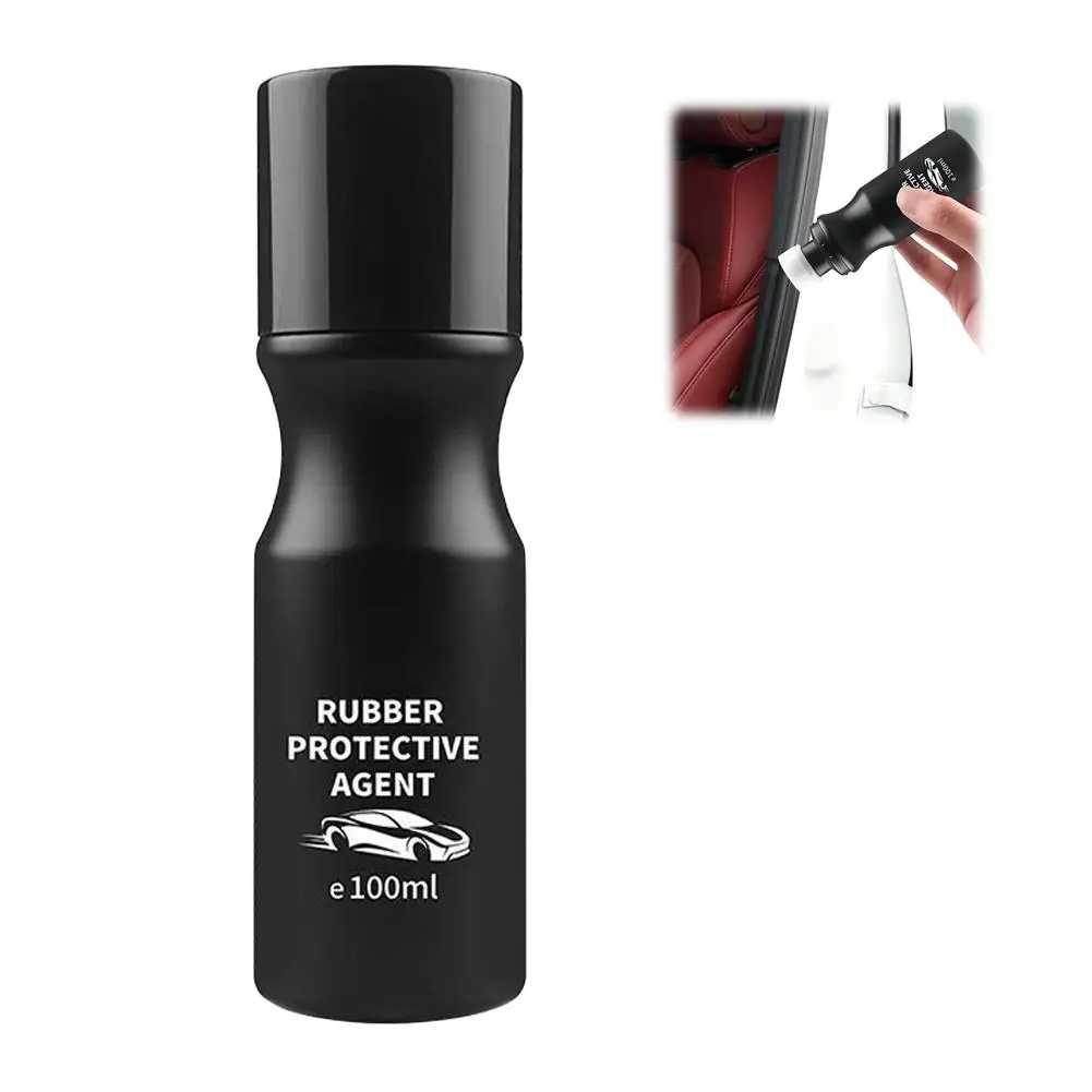 Car Rubber Seal Protectant Deep Nourishing Weatherstrip Lubricant Noise Reduction Anti Aging Restorer for Window Door Hood Seals