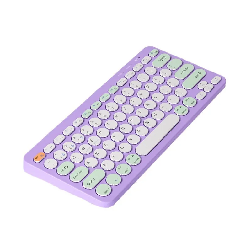 Keyboard: Rechargeable wireless keyboard with multiple color options scissor feet for silent keyboard and mouse set