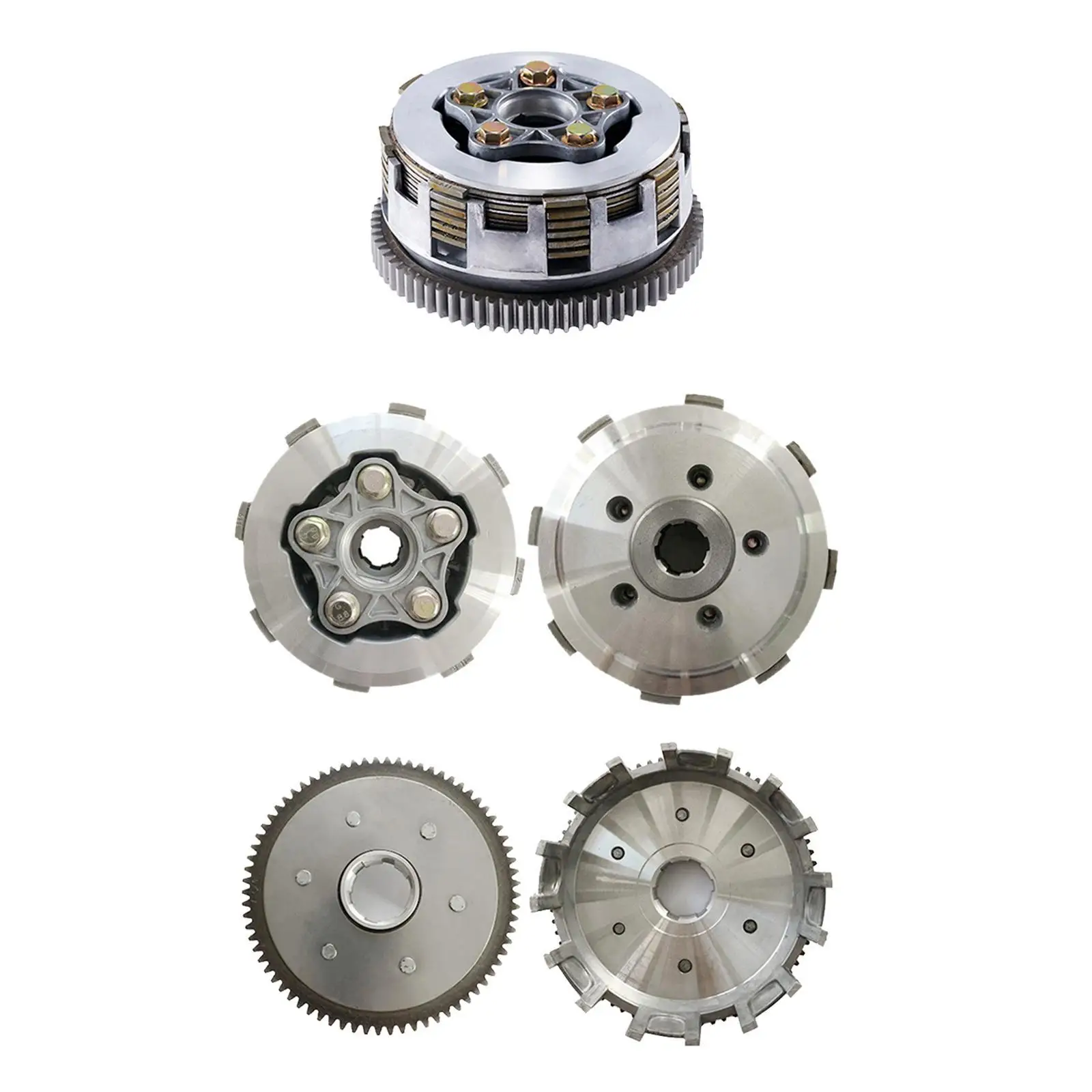 

Комплект сцеплений для мотоциклов, металлические усиленные аксессуары для сцепления, высокая чувствительность, устойчивость,