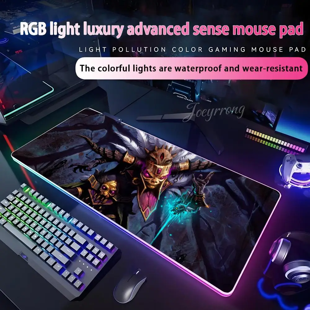 

Коврик для мыши Diablo RGB Коврик для мыши Расширенные коврики для игровой клавиатуры Большой коврик для геймерской клавиатуры 90x40 см XXL