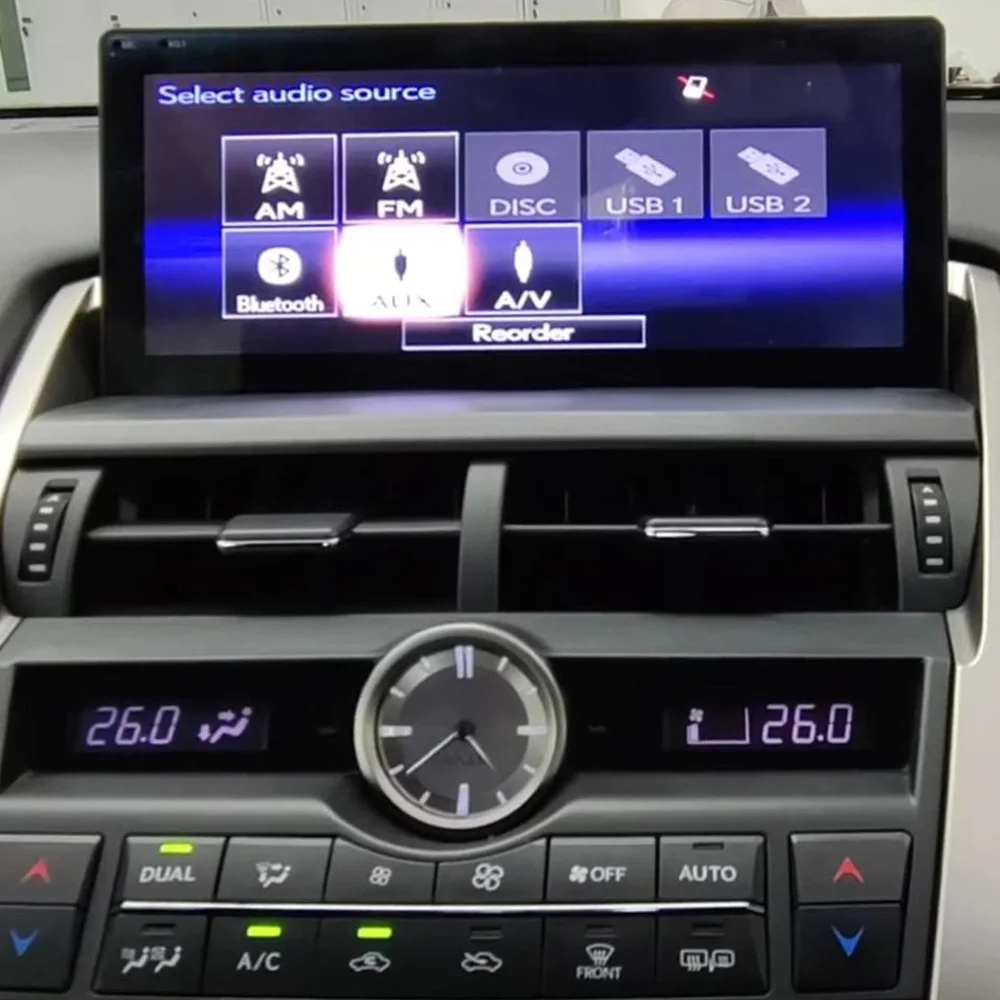 For Lexus NX200 300 2014-2017 Android 14 Qualcomm Chip Car Stereo GPS Navigation with CarPlay  Auto BT Multimedia Player