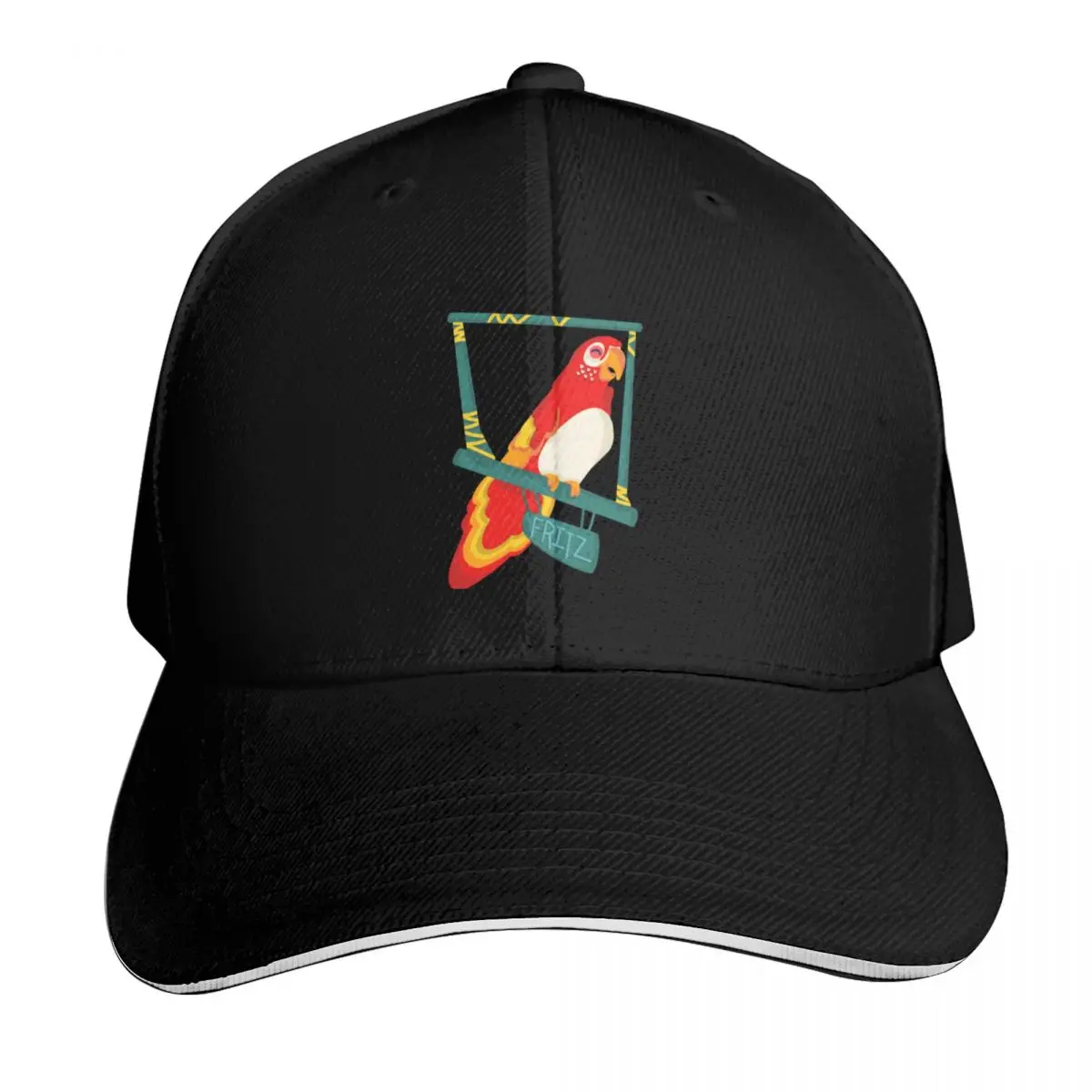 Tiki Fritz Baseball Cap Low Profile Unstructured Unisex for Men Women Outdoor Golf Running Hiking