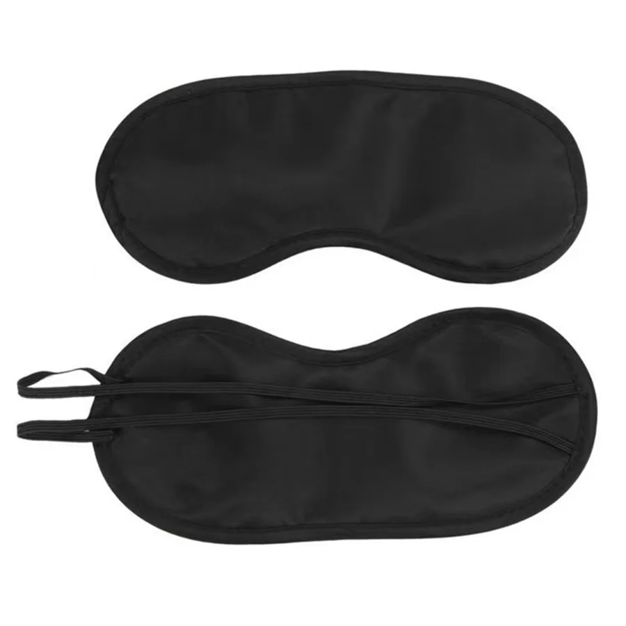 5/10pcs Soft Sleep Eye Mask Light Blocking Travel Blindfold Adjustable Strap Comfort Eye Cover for Airplane Nap Night XJM view 5