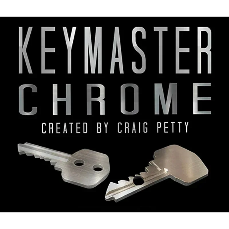 Keymaster Chrome By Craig Petty Close Up Magic Tricks Mentalism Magic Magia Magie Magicians Prop Accessory Illusion Gimmick