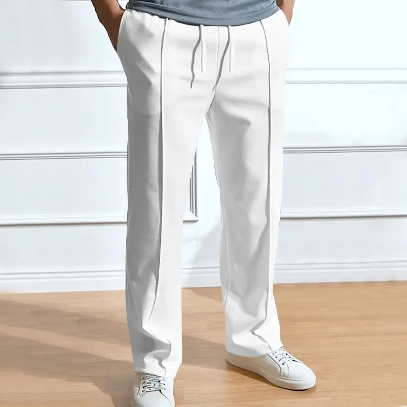 

SpringSummer 2024 Trendy Men's Casual Straight Leg Eighteen Pants Faionable Comfortable Youthful Sle Hot Selling