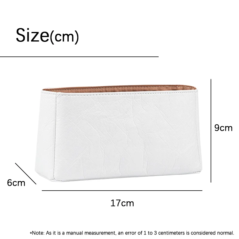 EverToner Waterproof Lightweight Microfiber Paper Liner Insert for L HILLS POCHETTE Durable Inner Organizer Bag Storage