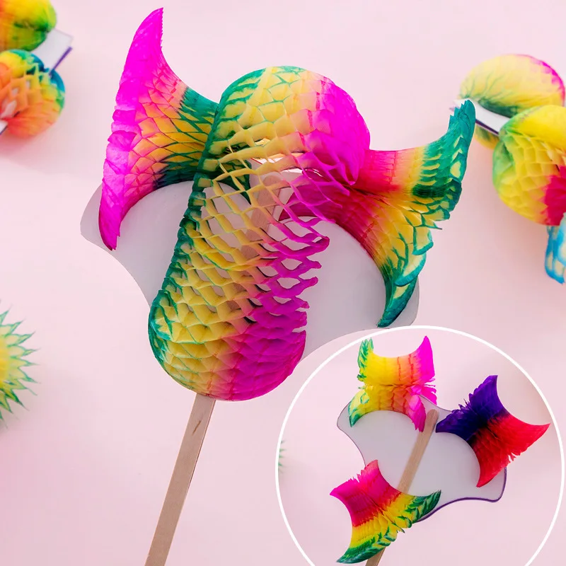 Creative Novelty Fun Magic Flower Nostalgic Origami Toy Cool toy Paper Flip Flower Kids Educational toy Boy Girl Gift Decoration