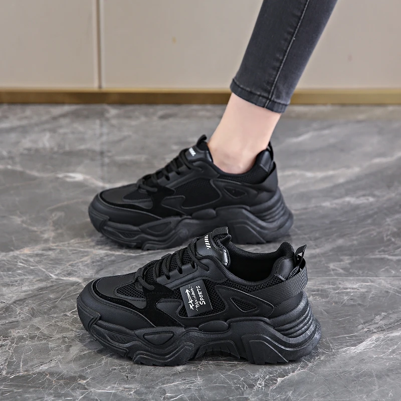 

Women's 6CM Platform Sneakers for Women Comfortable Walking Shoes Non Slip Rubber Sole Casual Fashion Breathable Footwear