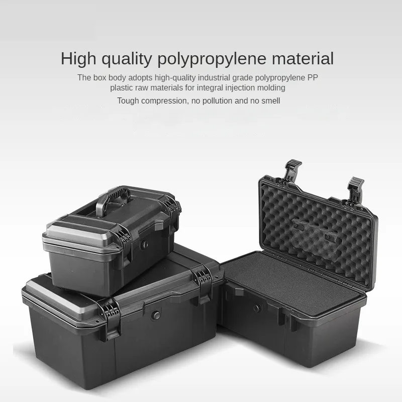 Portable Thicken Plastic Tool Box Waterproof Household Hardware Toolbox Electric Tool Storage Protective Shockproof Suitcase