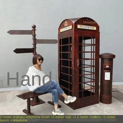 Retro Large Photography Props Telephone BoothHot Sales