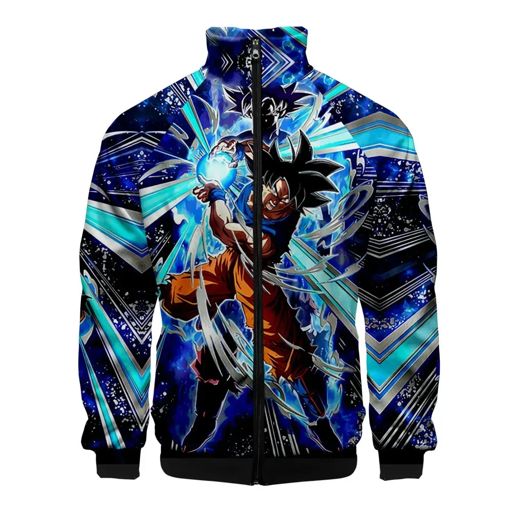 Dragon Ball 3D Print Zipper felpa con cappuccio Cool Fashion uomo/donna/bambini felpe con cappuccio a maniche lunghe felpa Casual Cosplay Jacket