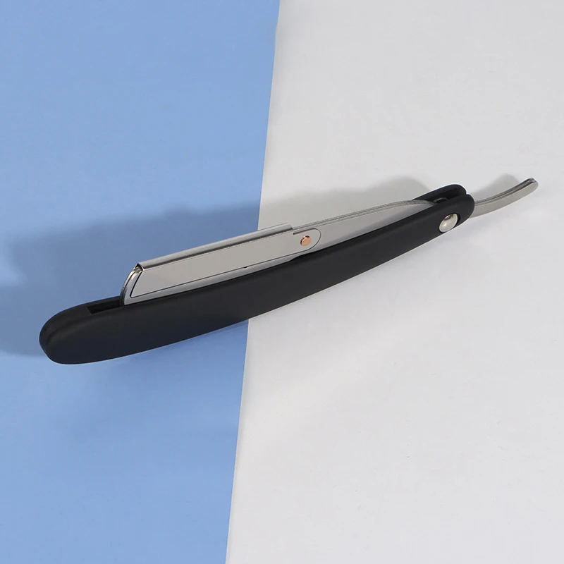Men\'S Shaver Straight Edge Barber Razor Knives Manual Beard Shaving And Care Replaceable Blades Shavette Gift For Men