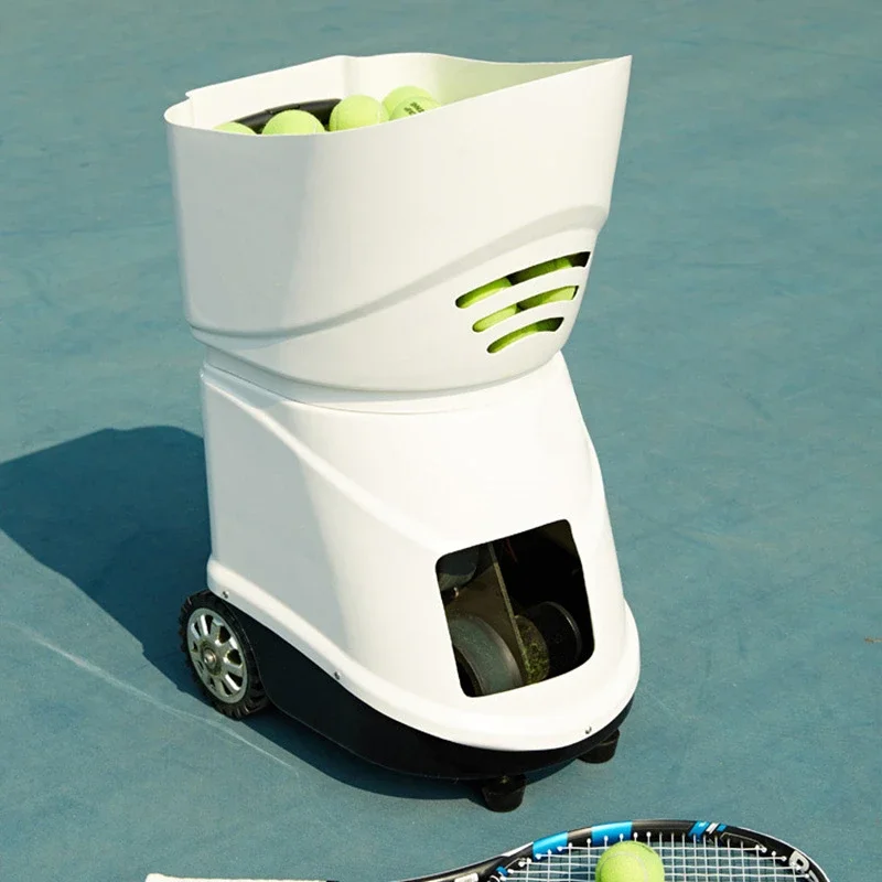 Tennis serve machine TS-06 automatic serve trainer, practitioner, sparring partner with mobile phone remote control