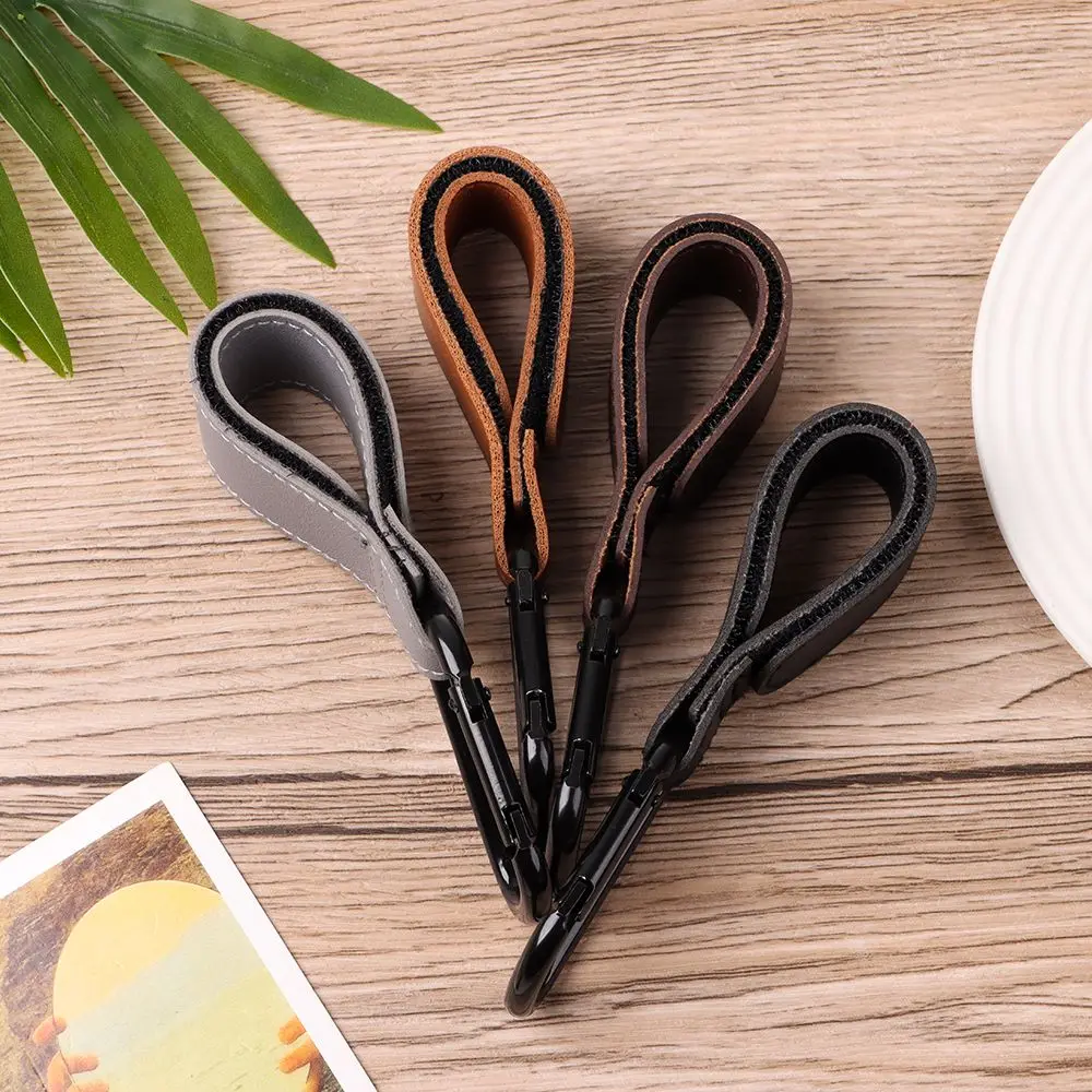 1/2pcs Convenient 360 Degree Rotatable PU Leather Stroller Accessories Stroller Hook Hanging Hook Pram Hook