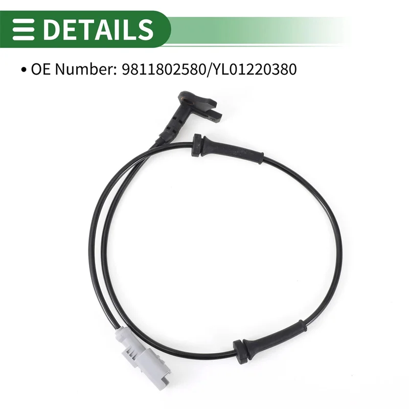 ل 307 308 408 3008 سيتروين C4L عجلة خلفية سرعة الاستشعار الأمامي والخلفي ABS سرعة الاستشعار ABS الاستشعار 9811802580 #6