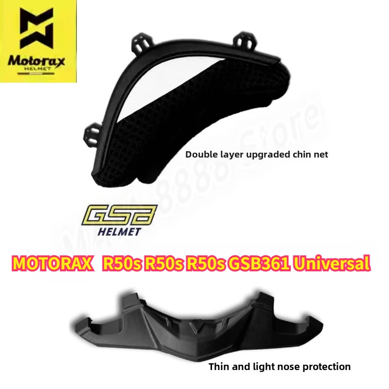 

Original MOTORAX R50s R50Spro R50 R90gp Universal Nose Protection Chin Mesh Accessories GSB361 Helmet Accessories