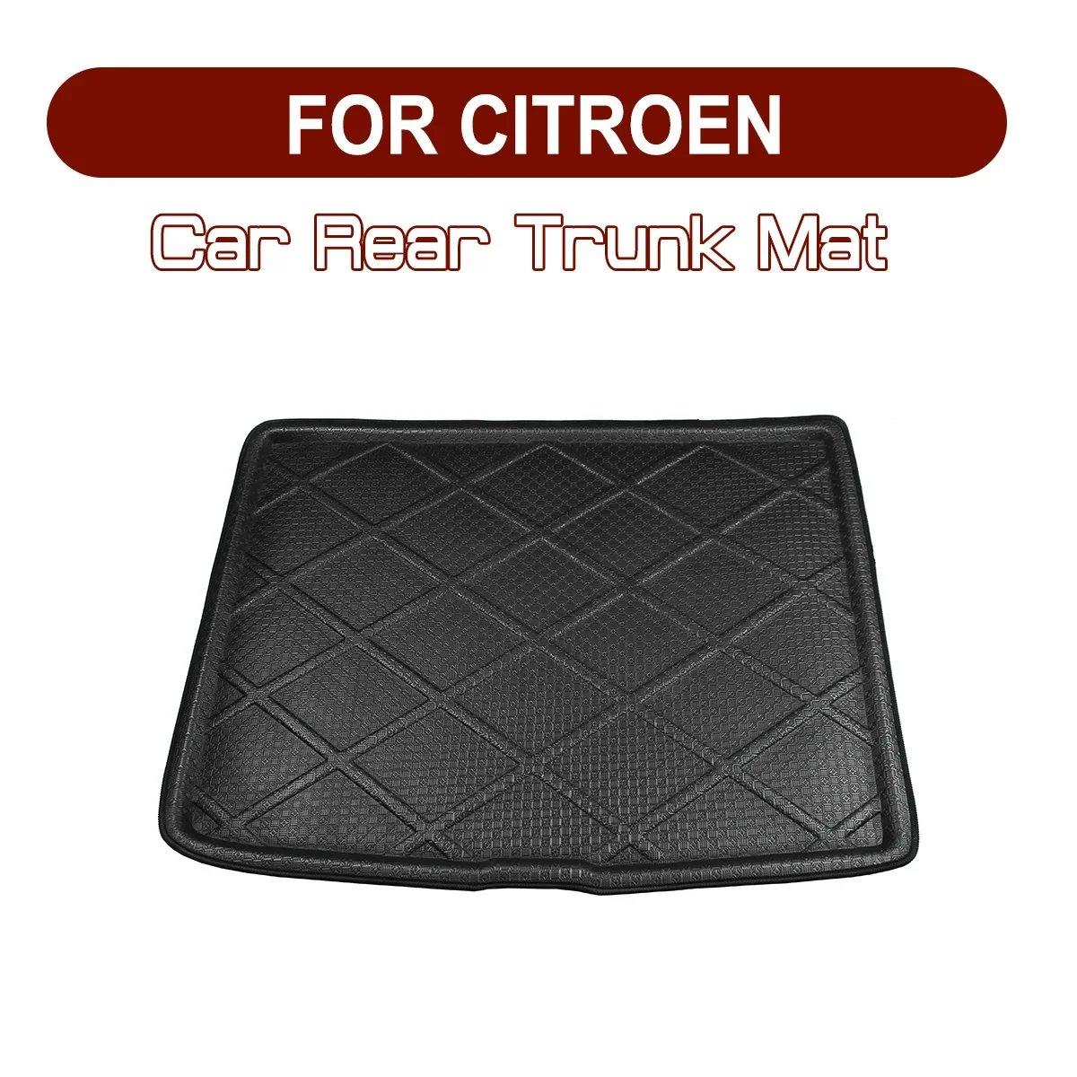

FOR Citroen C2 C3 C4 C5 DS6 PICASSO C-Triomphe C-Quatre C-Elysee Equinox Car Rear Trunk Boot Mat Floor Mats Cargo Waterproof