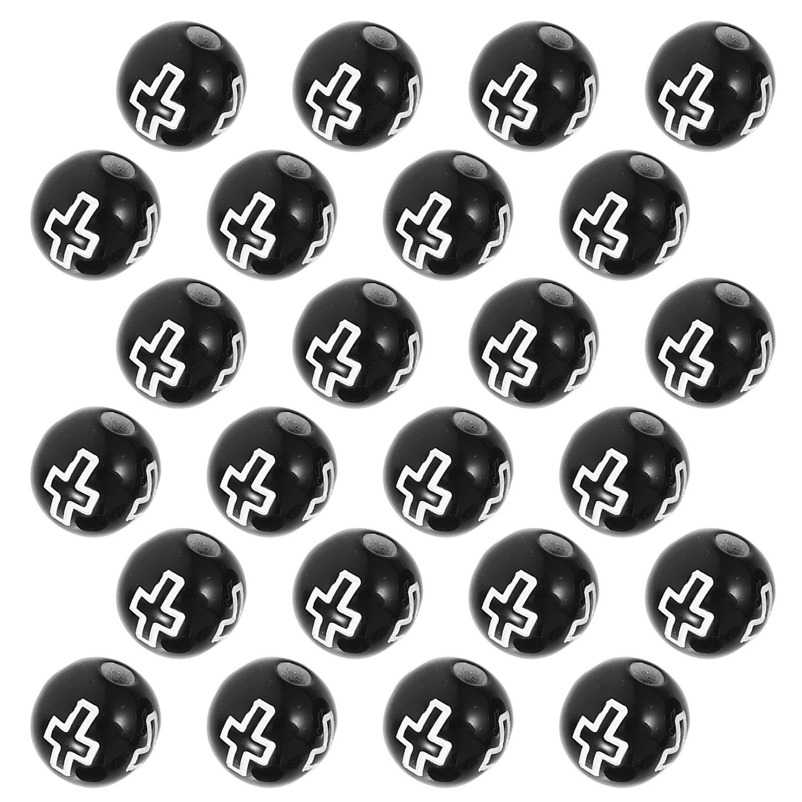 

500pcs Acrylic for DIY Jewelry Bracelet Earring Accessories Round Spacer Loose Beads Earring Beads Crafts Decor