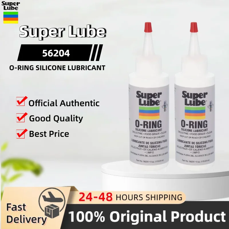 Original Super Lube 56204 Silicone Lubricant for O-Ring Heat Stable Protects Against Rust Corrosion 118ML