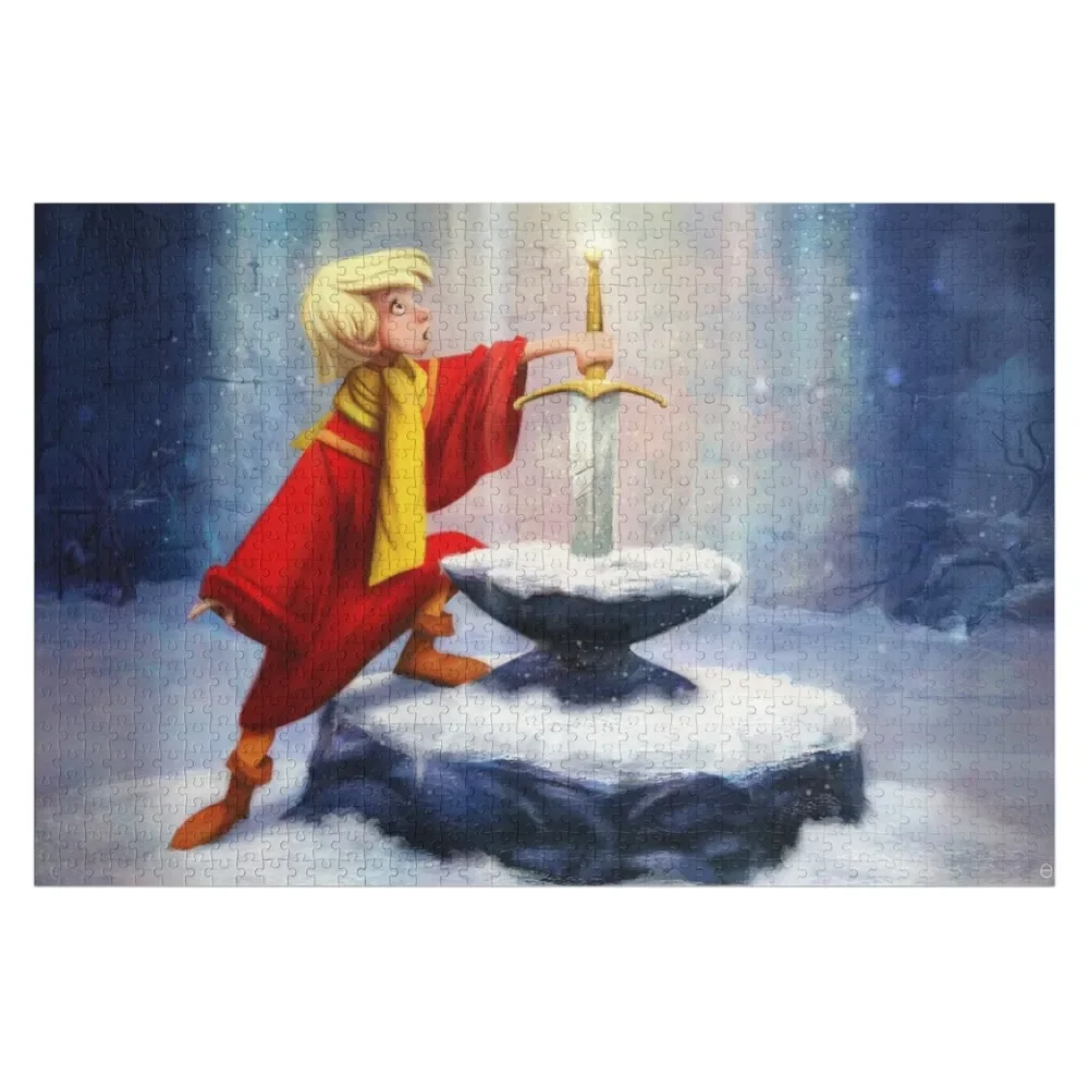 

Sword in the Stone Jigsaw Puzzle Customized Toys For Kids Personalized For Children Christmas Gifts Puzzle