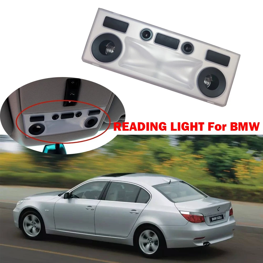 

63316962058 Car FRONT ROOF OVERHEAD CONSOLE DOME READING LIGHT LAMP For BMW 5 Series E61 E60 520 525 530 545 550 2003-2010